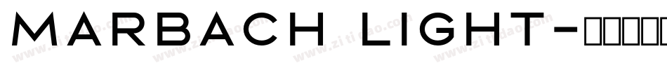 Marbach light字体转换